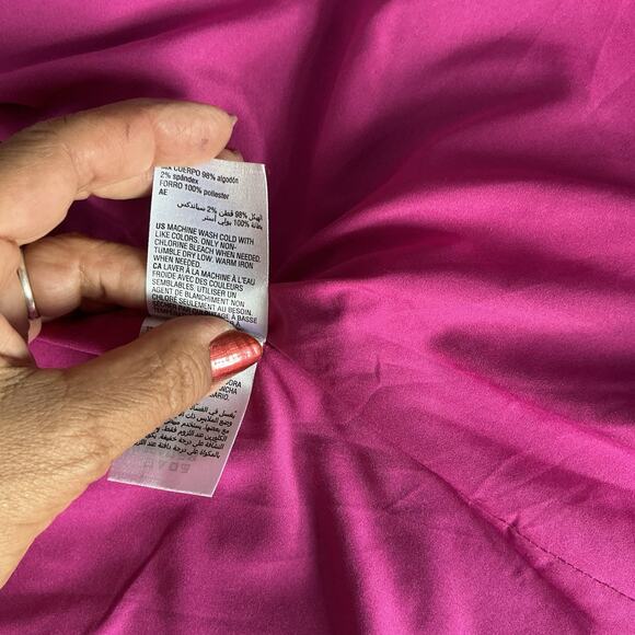 Charter Club Velveteen Blazer Jacket Black Women’s Size Petite 16 Edgy Corporate - Picture 9 of 12